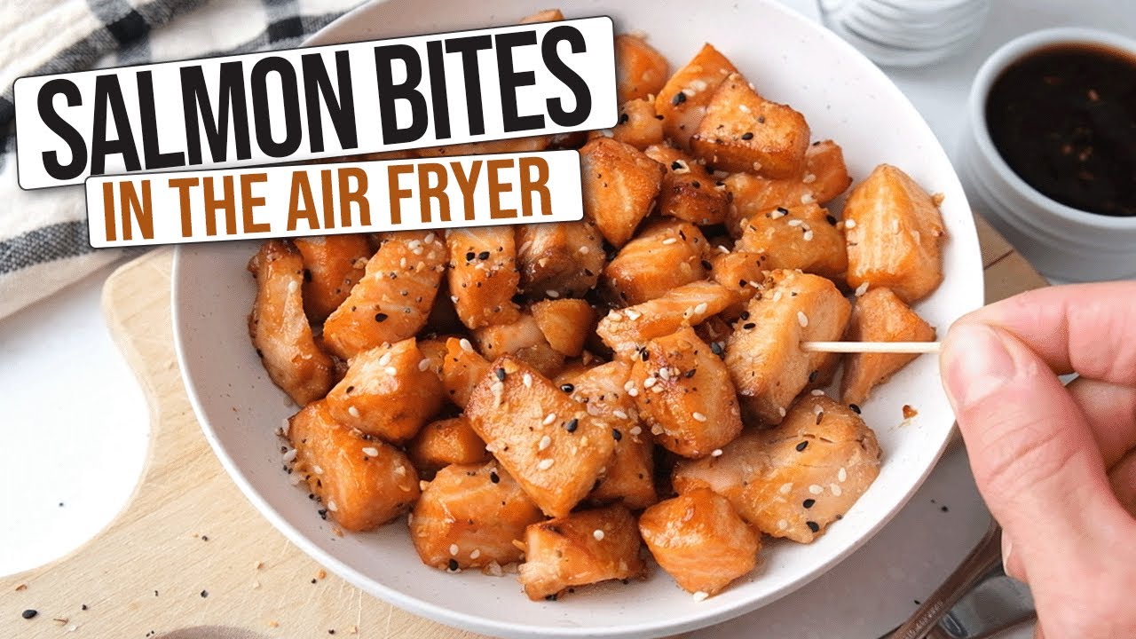 Flavorful Air Fryer Salmon Bites [Easy Recipe]