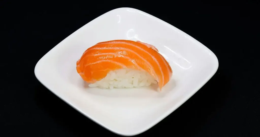 salmon sushi bake