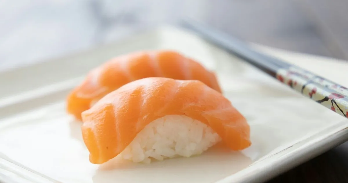 salmon sushi baked