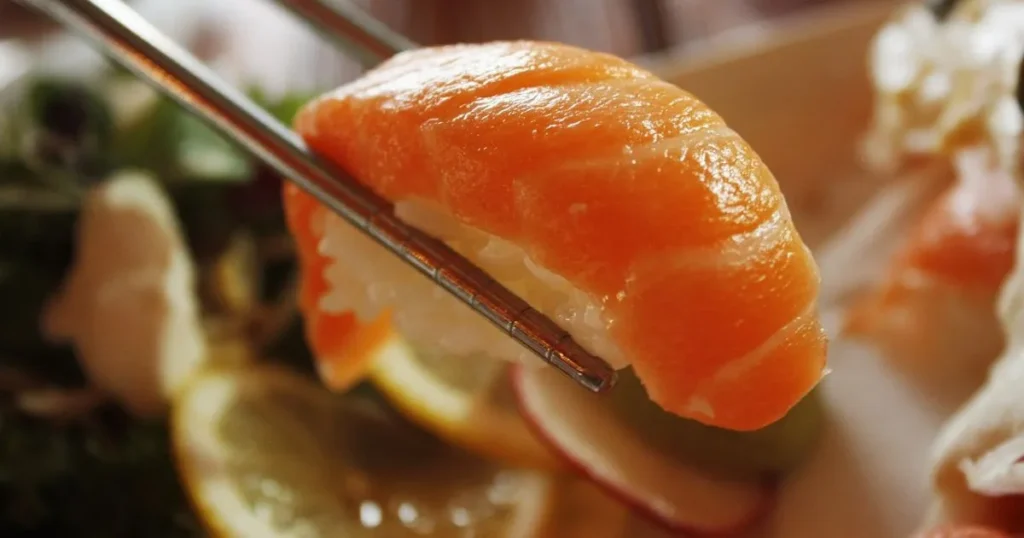 salmon sushi bake