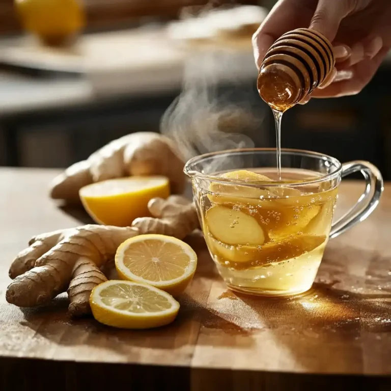 Steeping natural Mounjaro ingredients in warm water