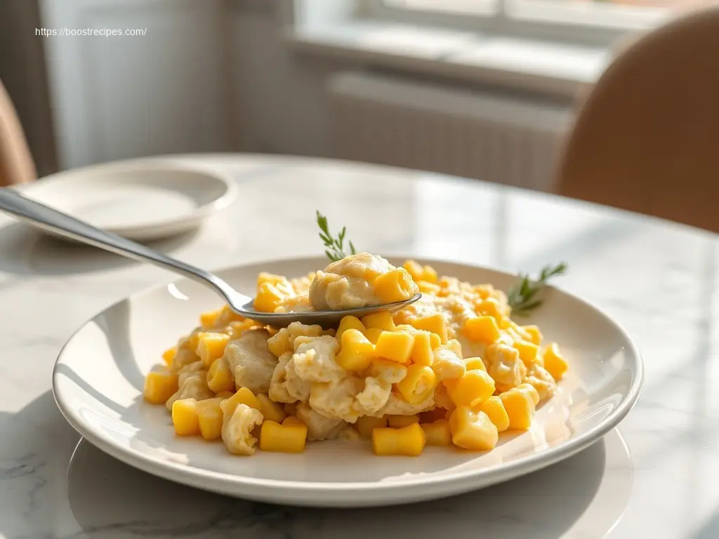 Delicious Southern Creamed Corn Casserole dish