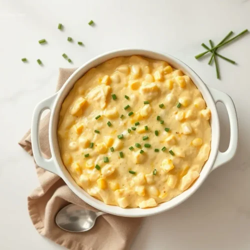 Delicious Southern Creamed Corn Casserole dish