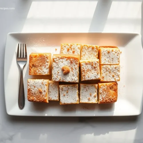 Delicious Eggnog Cheesecake Bars with Spiced Crust