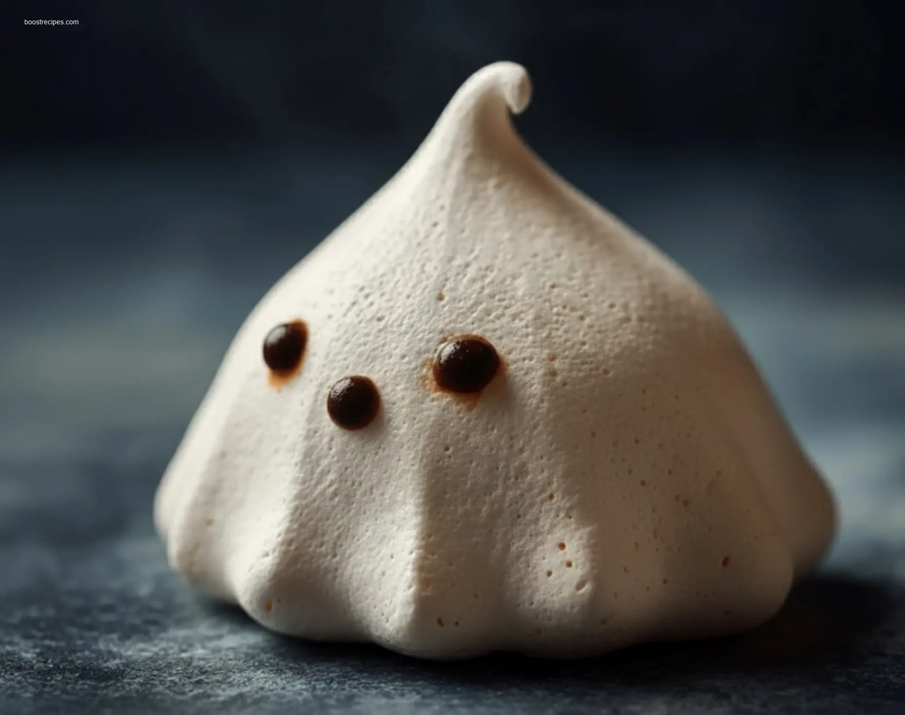 Delicious Ghost Meringues artfully arranged with fall decor