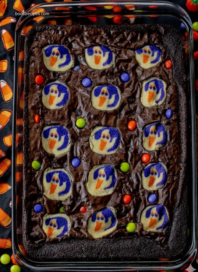 Delicious Halloween Brookies for festive parties