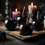 Delicious Poison Apples Recipe on white marble with elegant plating