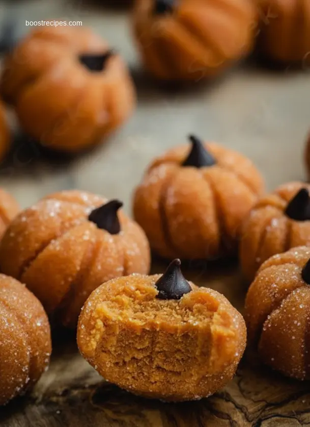 Delicious Pumpkin Cheesecake Truffles arranged on a plate
