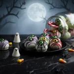 Spooky Oreo Truffle Eyeballs dessert