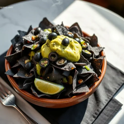 Delicious Black Magic Nachos for a party