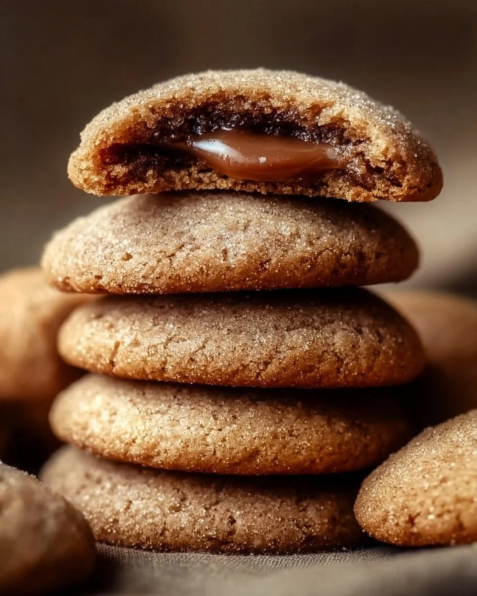 Freshly baked brown sugar cinnamon cookies on a plate