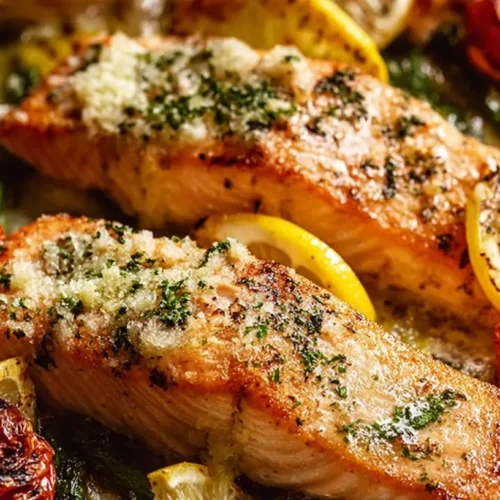 A vibrant display of various salmon recipes ready to be cooked.