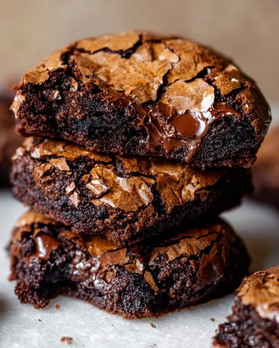 Delicious fudgy chewy browkies made with brownies and cookies