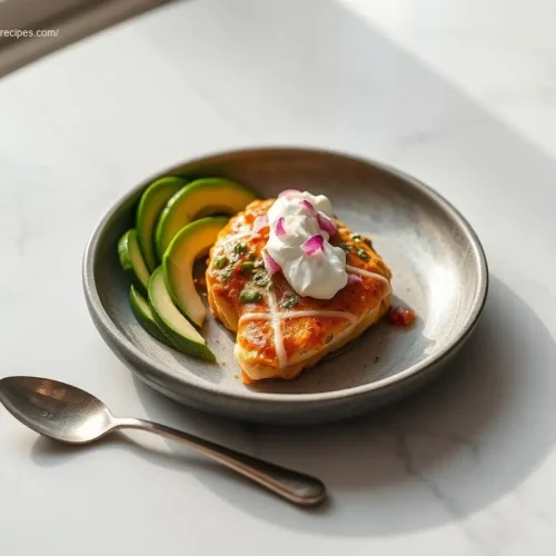 Low-Carb Salsa Verde Chicken dinner