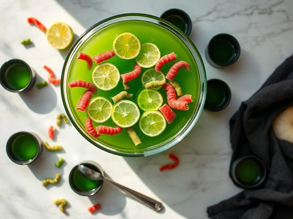 Witches Brew Punch in a festive bowl