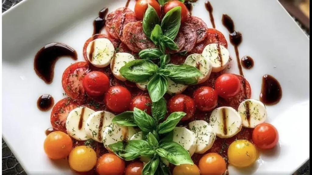 Spread of traditional Christmas food dinner items including a roasted turkey.