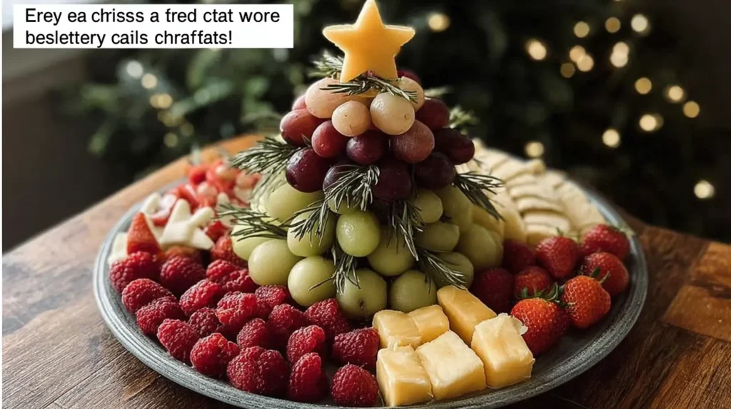 A delightful spread of Christmas food, perfect for gatherings.