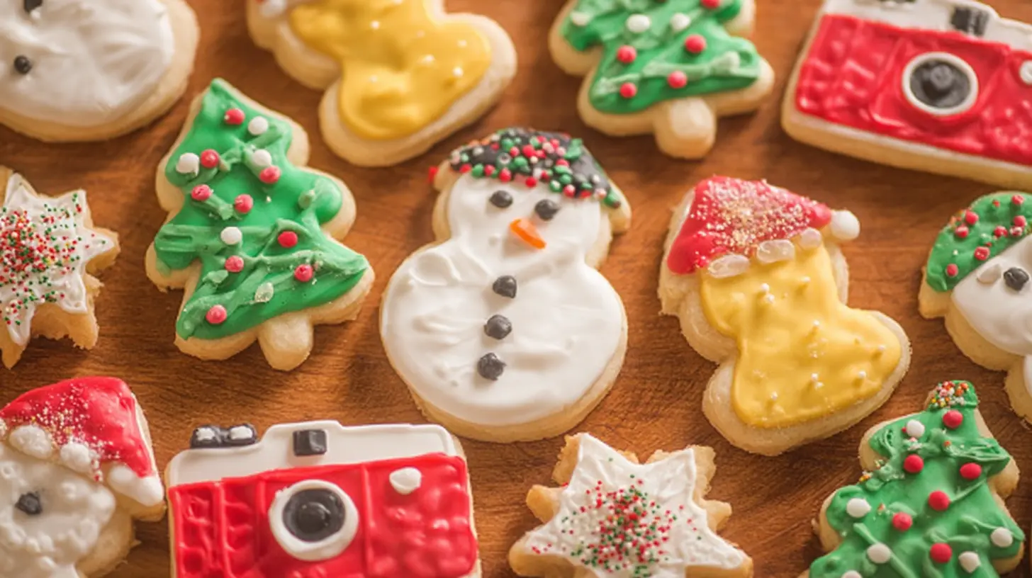 Various delightful treats from easy Christmas cookie recipes arranged attractively.