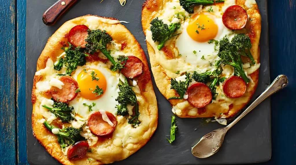 Plated culinary creations featuring eggs, perfect for an evening meal