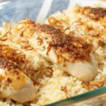 Delicious forgotten chicken and rice, cooked together in a single pan.