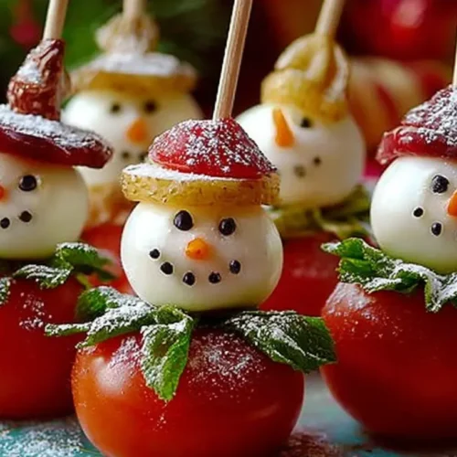 A humorous take on Christmas food, perhaps a funny dish or decoration.