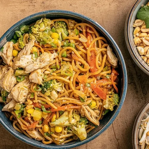 A vibrant array of quick lunch recipes prepared and ready to eat