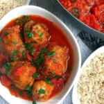 Delicious Nigerian Chicken Stew prepared with fresh ingredients.