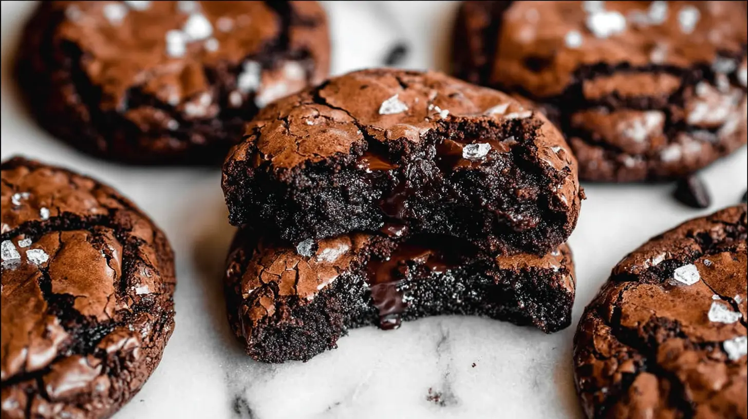 Displaying a batch of irresistible fudgy chewy brookies, perfect for dessert lovers