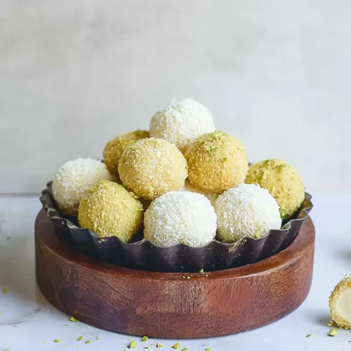 Mouth-watering Key Lime Truffles, neatly arranged