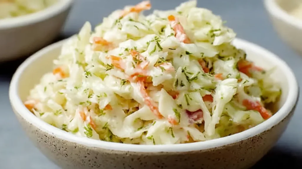 The iconic KFC Coleslaw, creamy and fresh