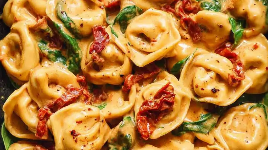 Marry Me Tortellini with a rich sauce, perfectly cooked and ready to serve.