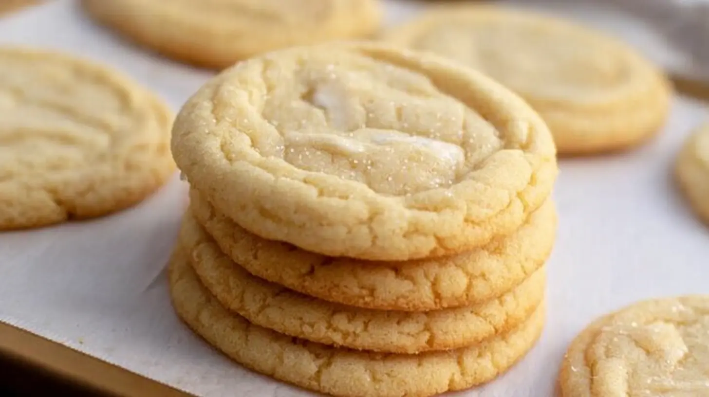 Deliciously simple sugar cookies, ready for decorating.