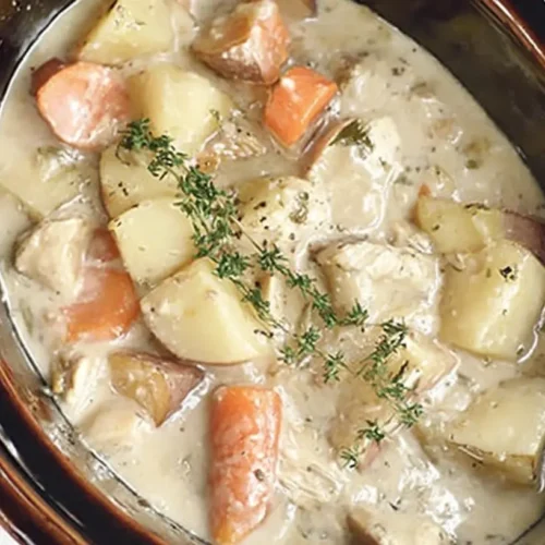 A delicious Ranch Chicken Crock Pot recipe cooking slowly