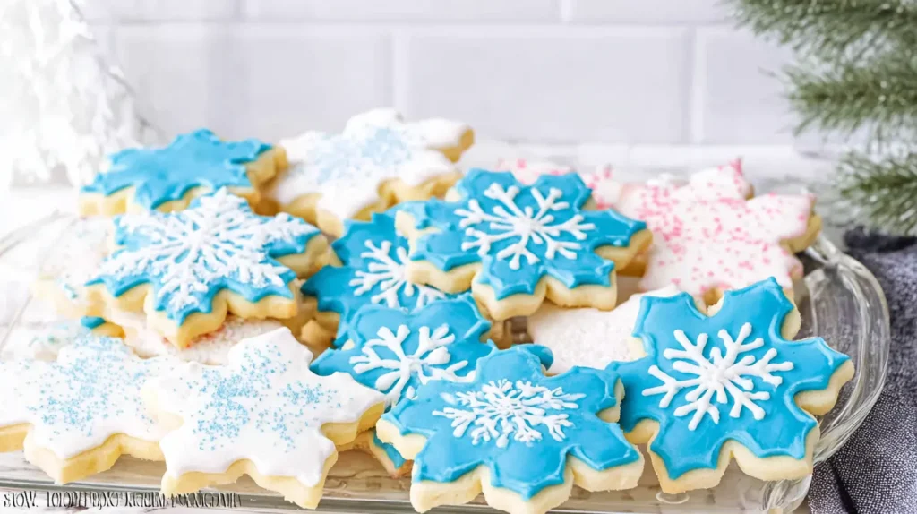 Uniced sugar cookies artfully arranged, highlighting the best sugar cookie recipe for decorating.