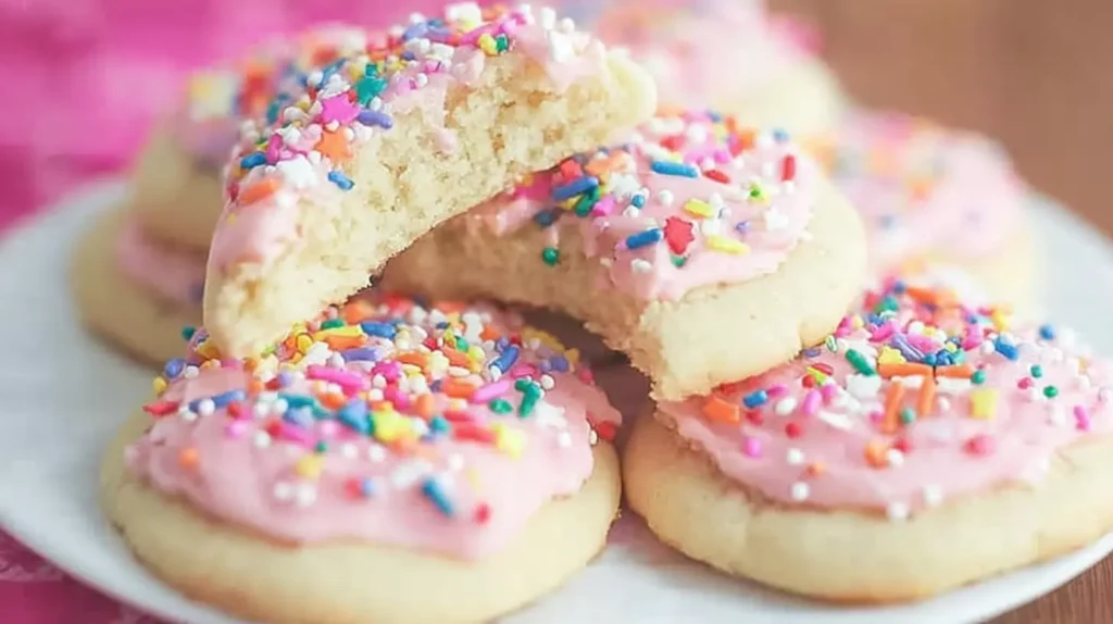 Ingredients for a quick soft sugar cookie recipe