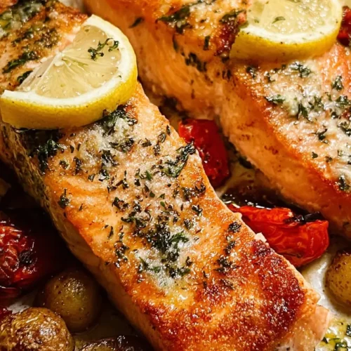 A colorful family-friendly salmon dinner ready to be served