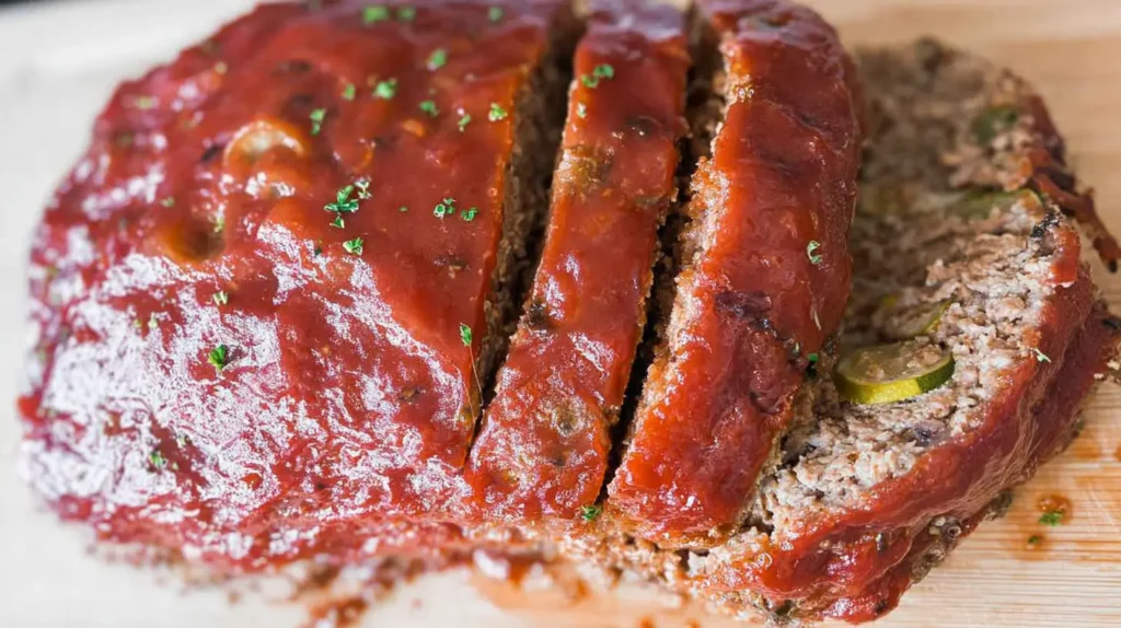 Wholesome meatloaf recipe featuring an abundance of fresh vegetables