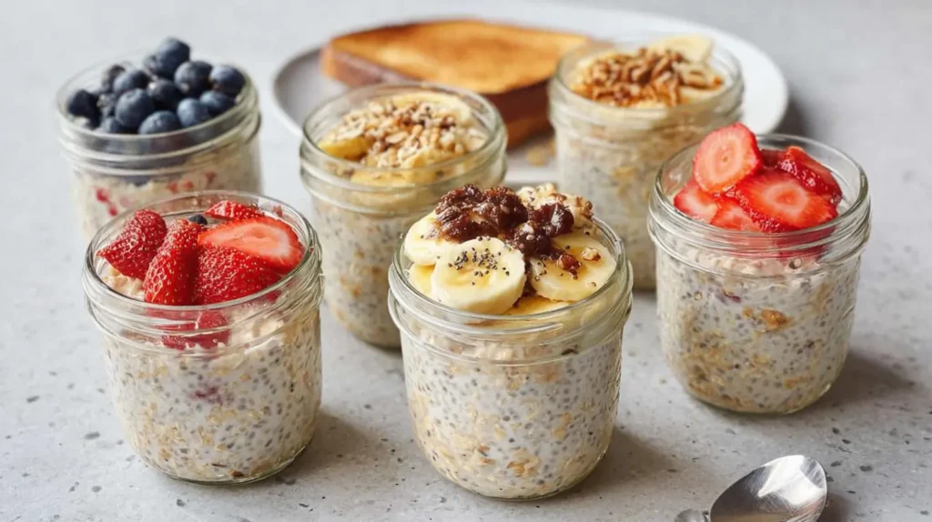 A vibrant display of diverse foods for your everyday breakfast inspiration