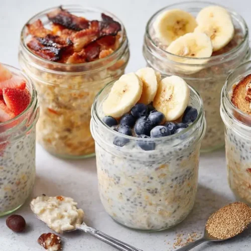 Various healthy dishes representing inspiring everyday breakfast options