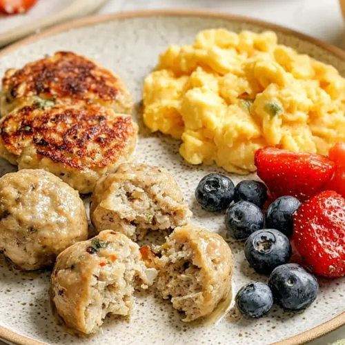 A table spread with various family-friendly breakfast ideas like pancakes, fruit, and eggs