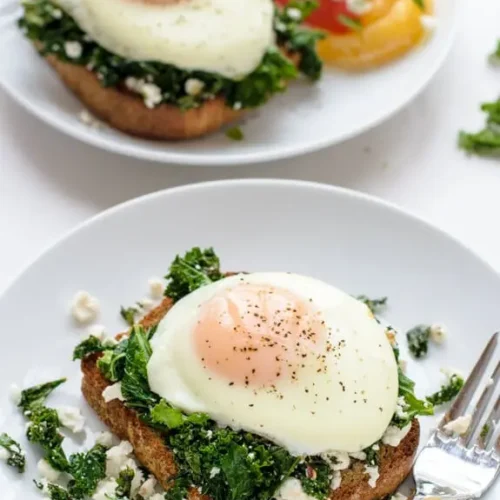 A vibrant spread of feel-good healthy breakfast recipes on a wooden table.