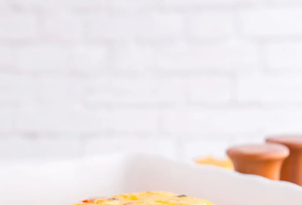 A freshly baked meal prep breakfast casserole, ready for the week ahead.